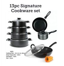 Signature 13pcs Die-Cast Cookware Set -Non-Stick Cooking Pots-Sufurias